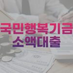 국민행복기금 소액대출