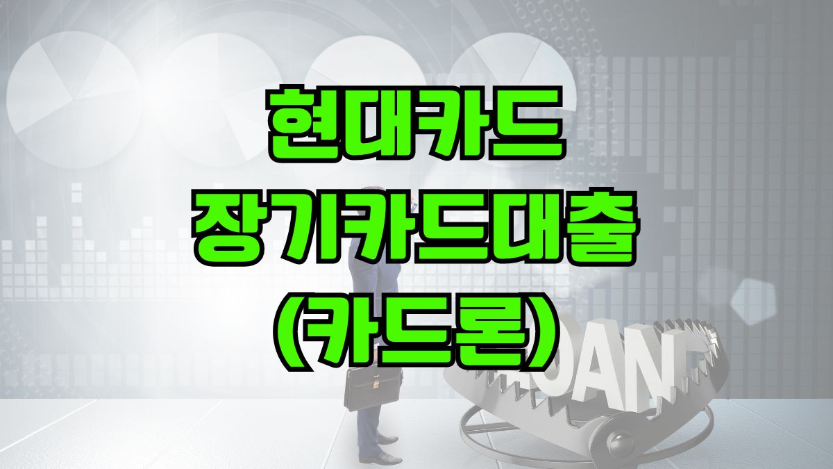 현대카드 장기카드대출(카드론)