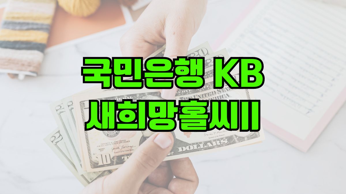 국민은행 KB 새희망홀씨II