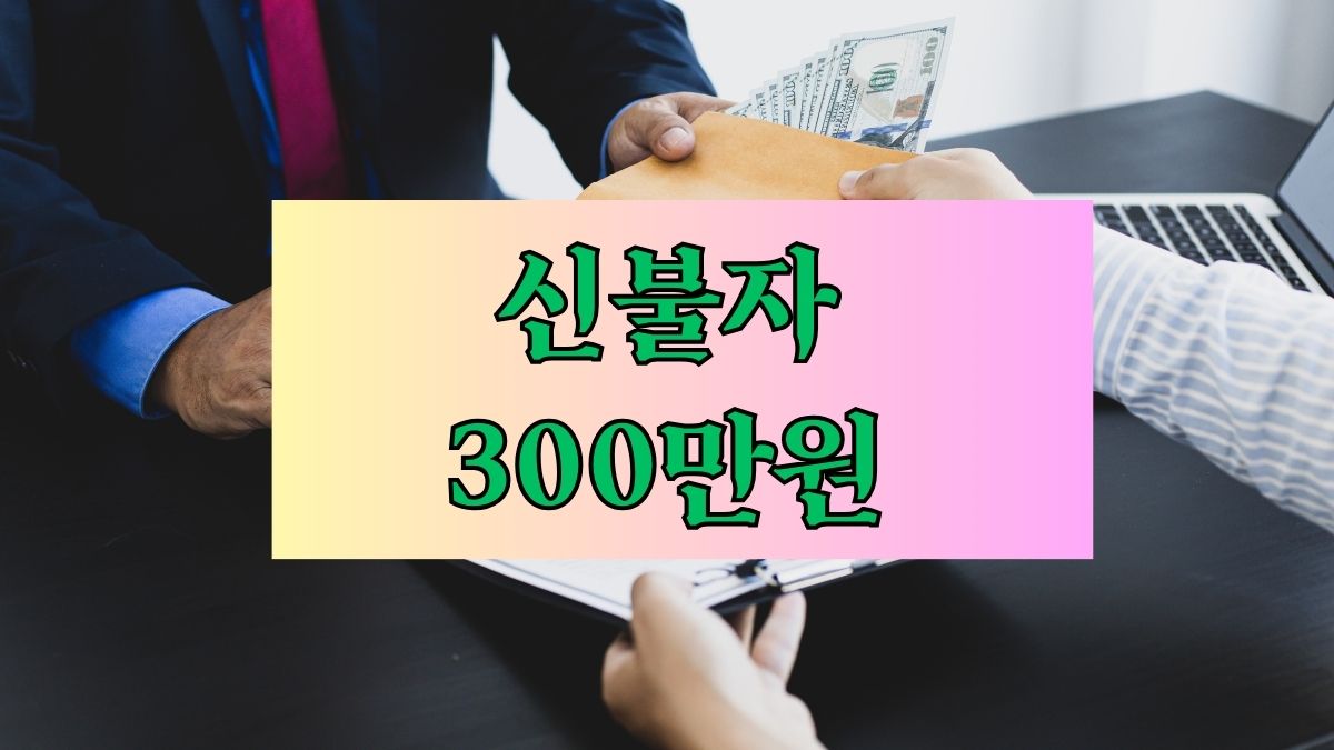신불자 300만원