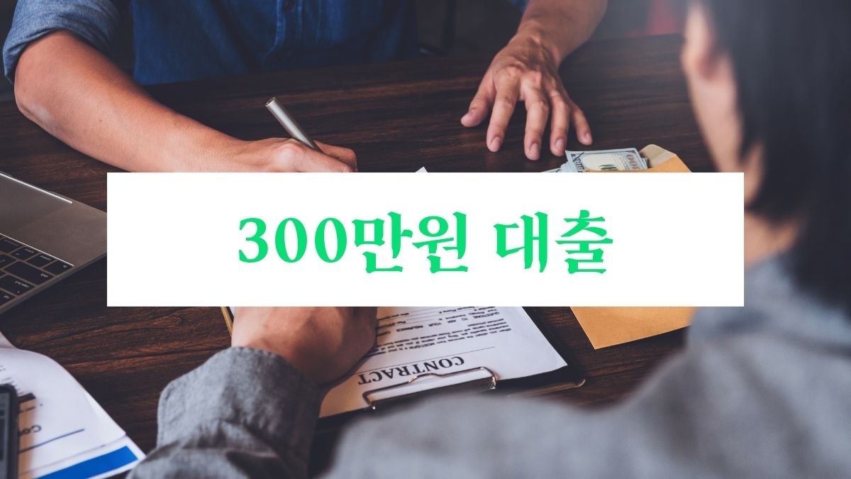 300만원 대출