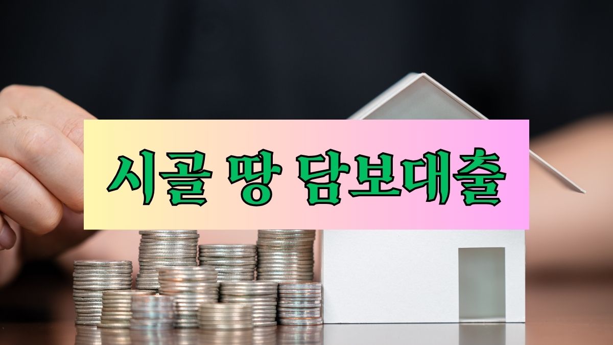 시골 땅 담보대출