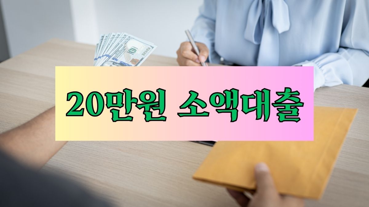 20만원 소액대출