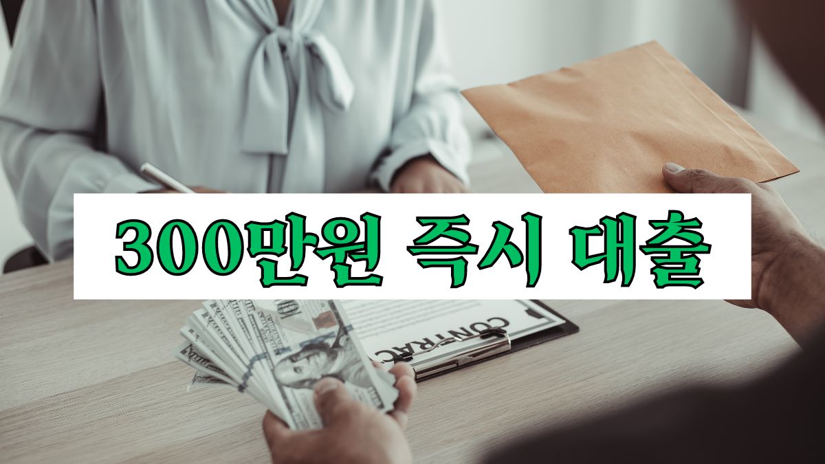 300만원 즉시 대출