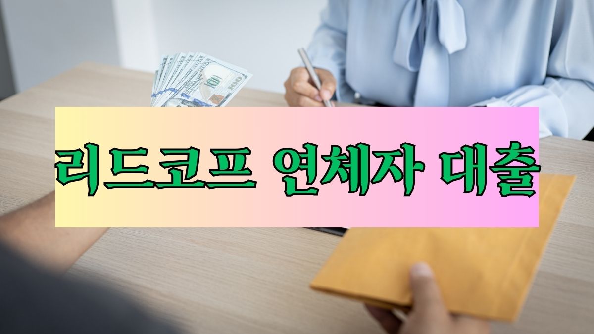 리드코프 연체자 대출