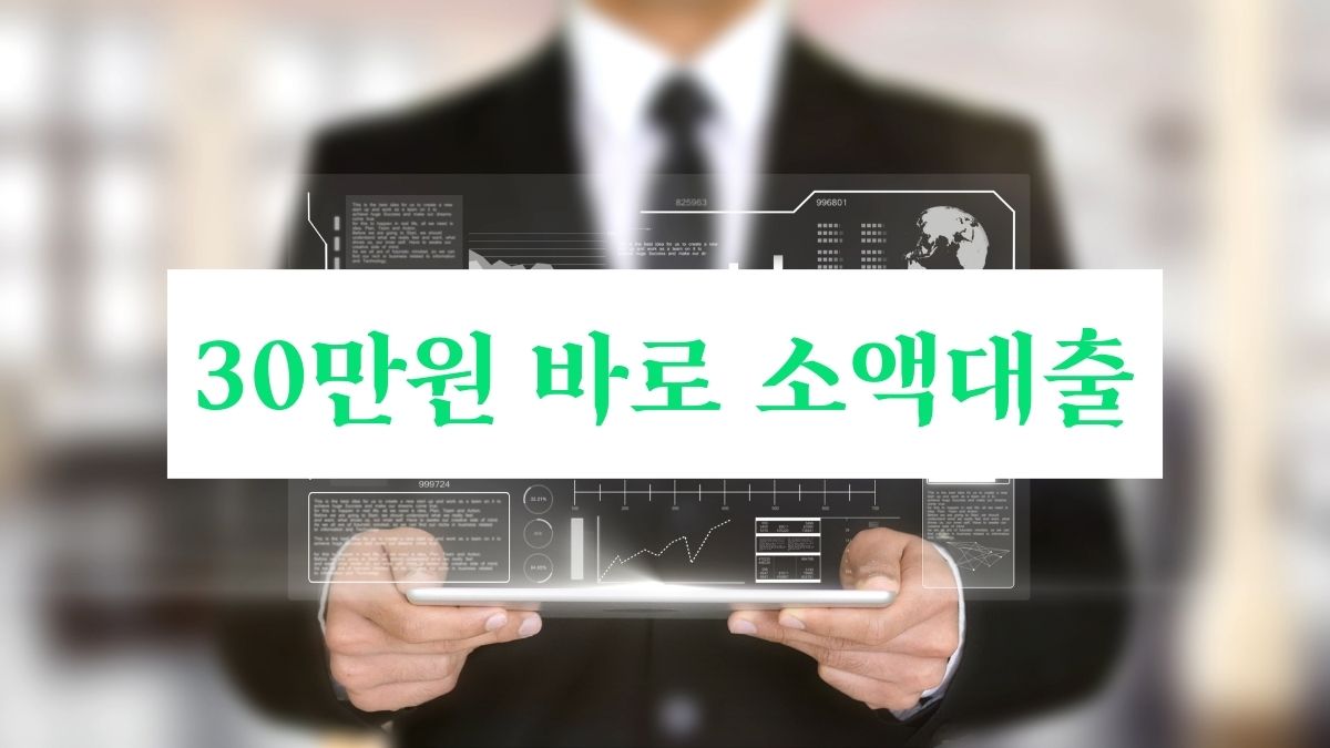 30만원 바로 소액대출