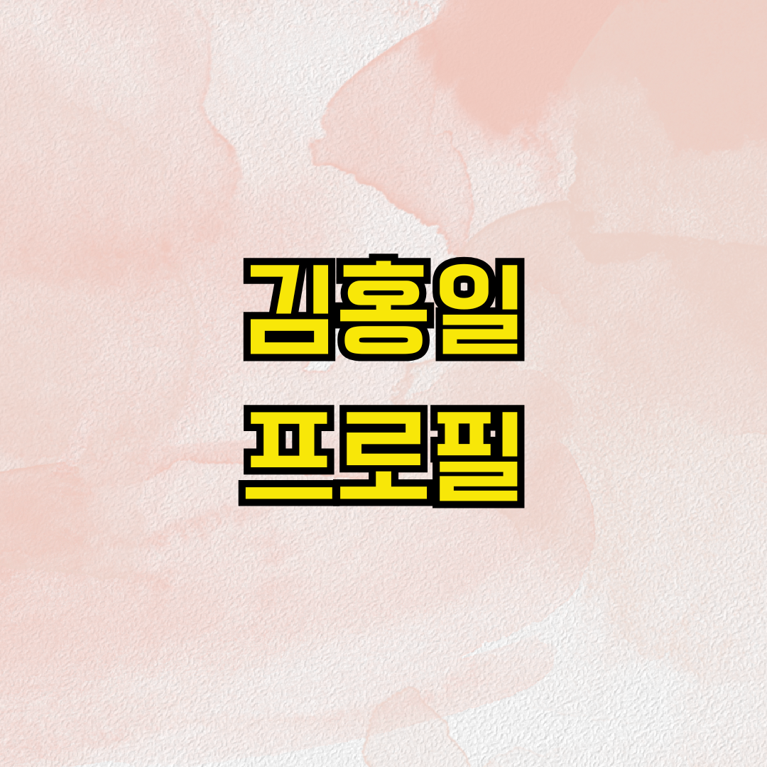 김홍일 프로필