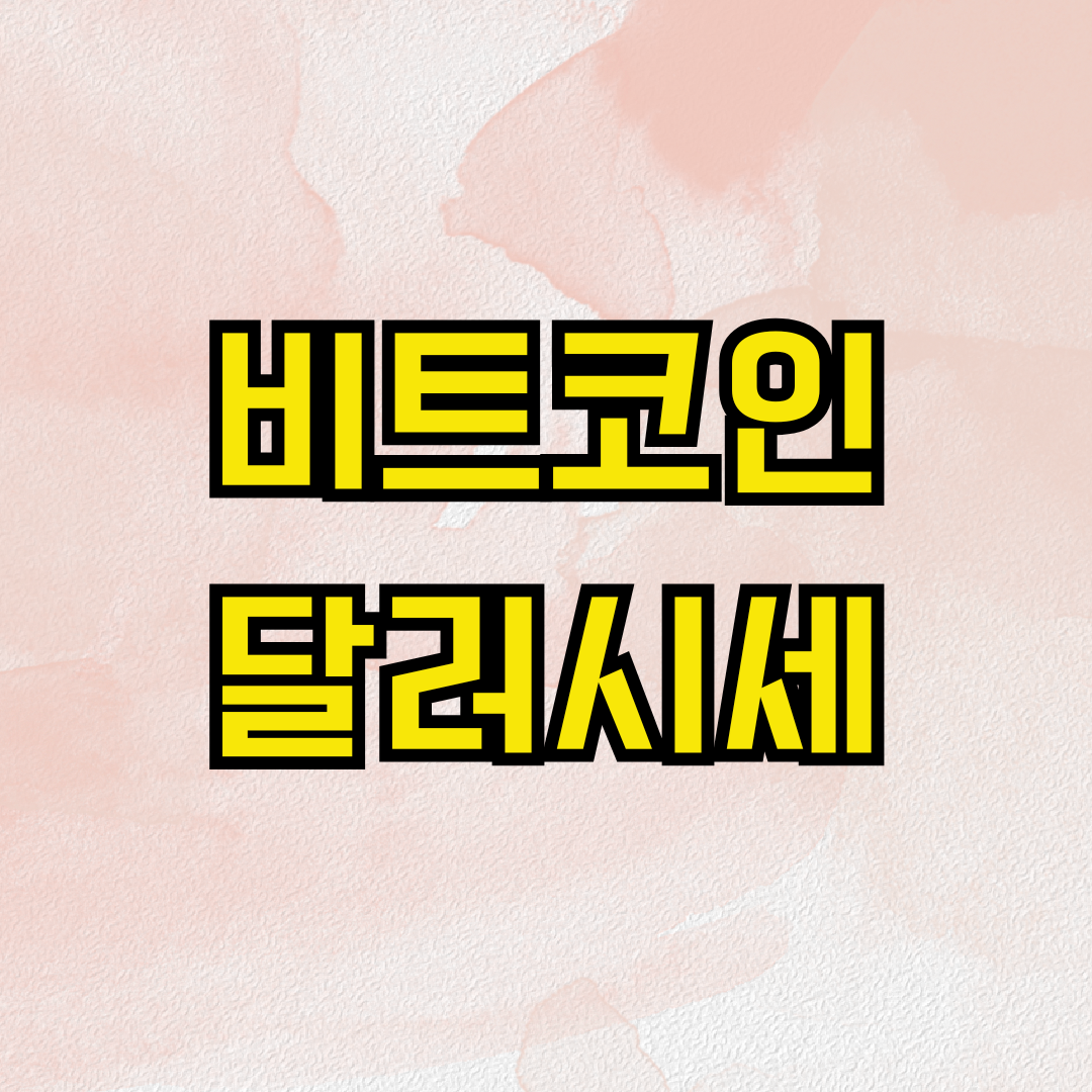 비트코인 달러시세