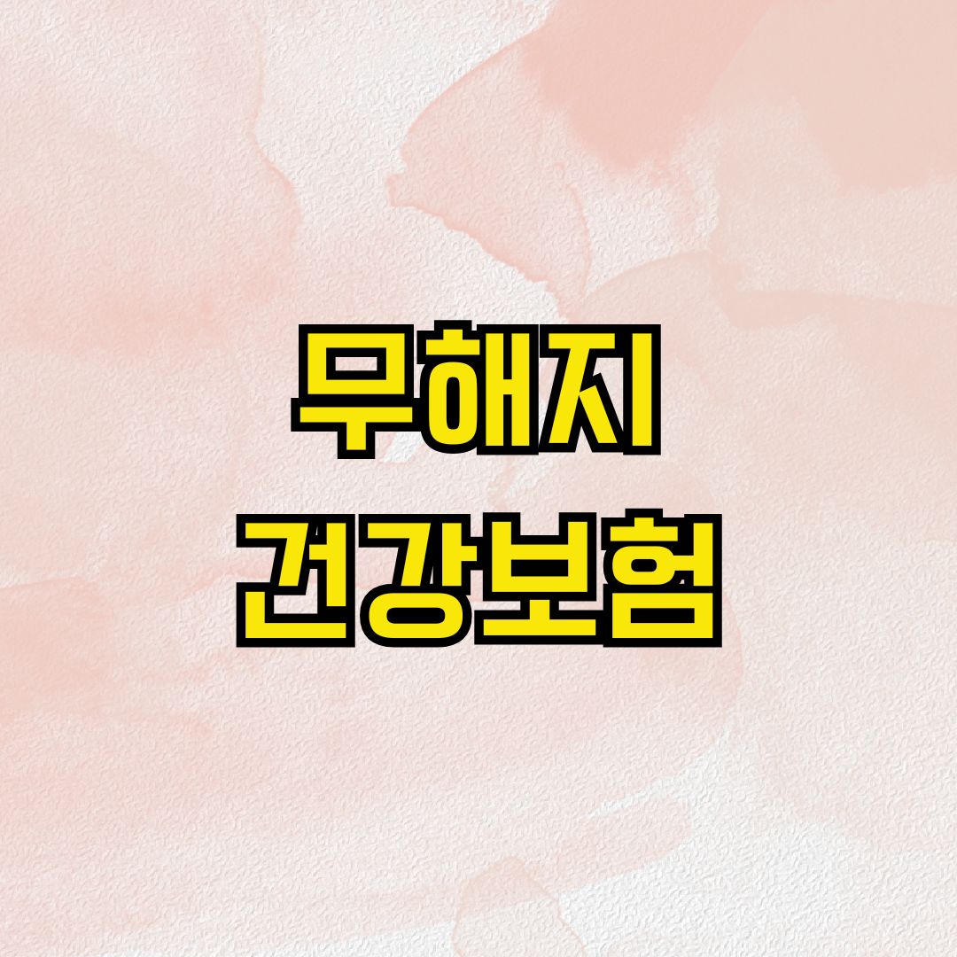 무해지 건강보험