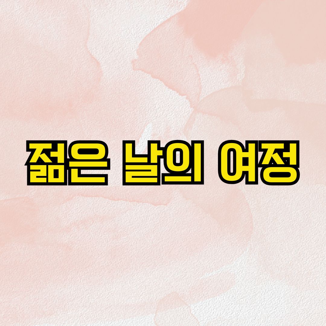 젊은 날의 여정