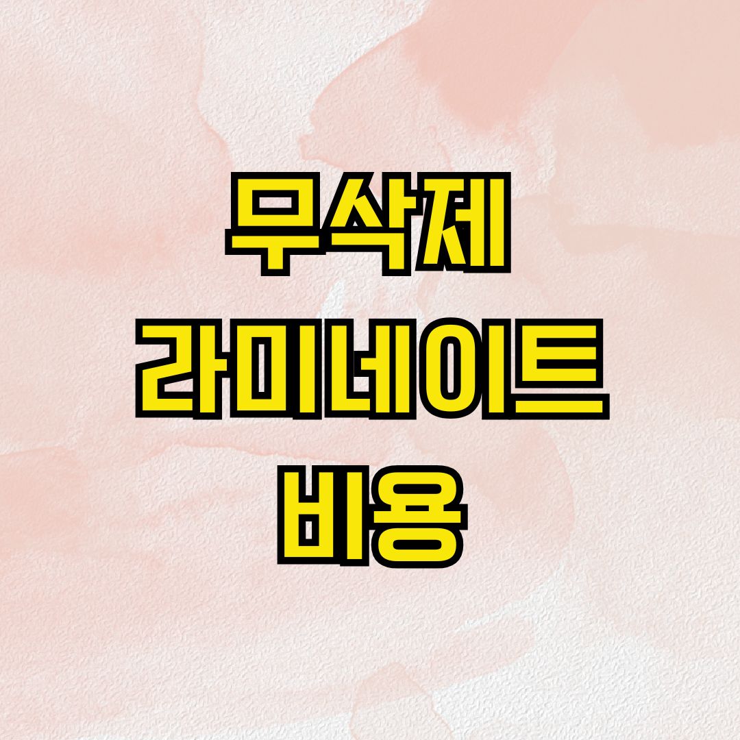 무삭제라미네이트 비용