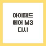 아이패드 에어 m3 디시